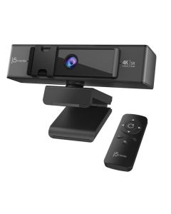 J5 Create JVCU435 USB 4K ULTRA HD Webcam with 5x Digital Zoom Remote Control